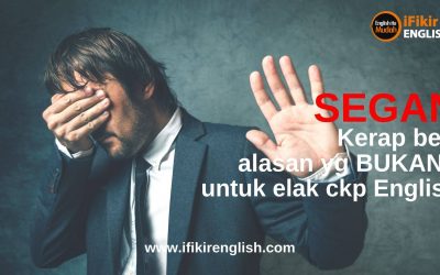 MALUNYA..ALASAN DEMI ALASAN UNTUK ELAK CAKAP ENGLISH