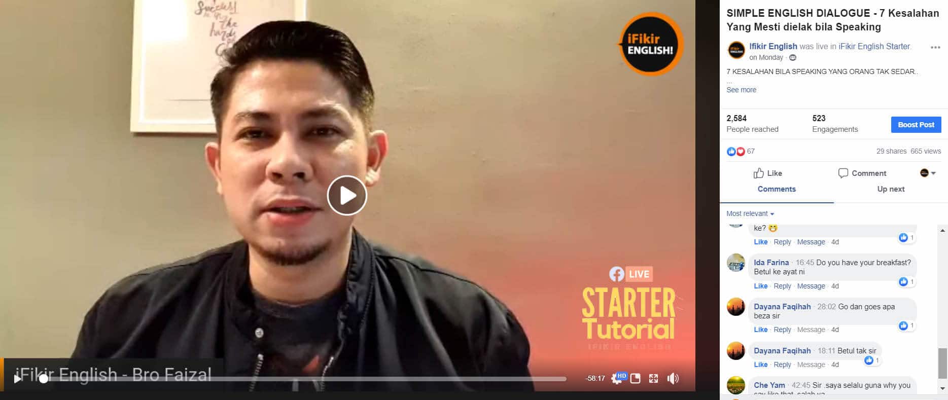 Starter screenshot faizal